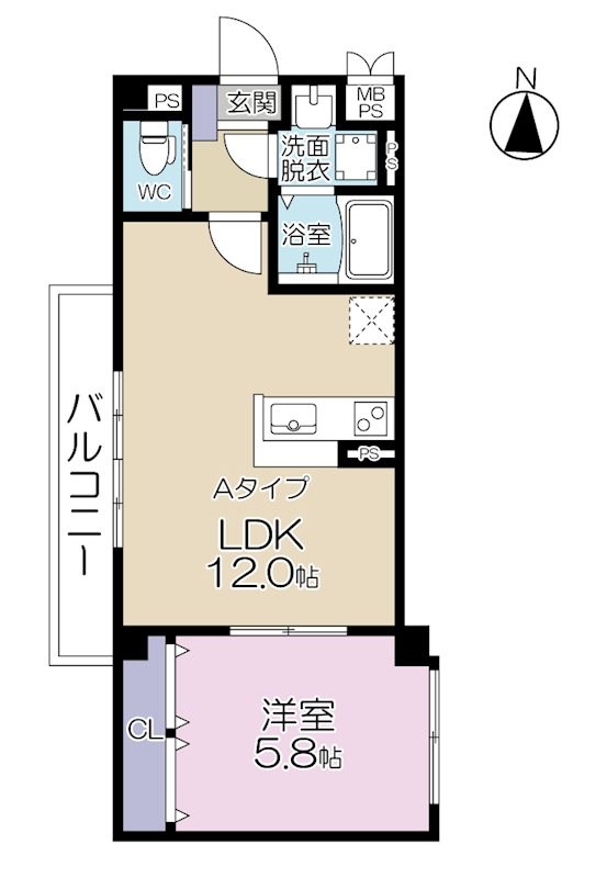 グレイスコート寿宝   間取り図