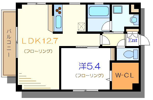 クロシェットⅤ 間取り図