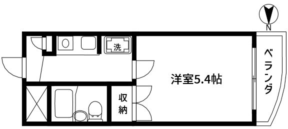 レオパレスＲＸ常盤台第４ 102号室 間取り