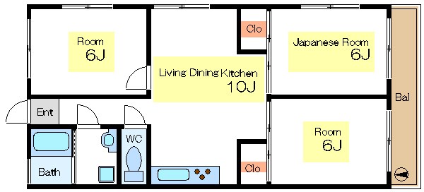 あづまマンション 間取り図