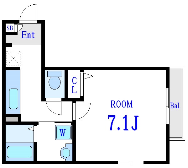 ハイツサンメリー  間取り図