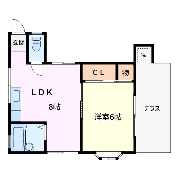 柳コーポ 間取り