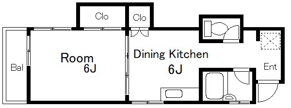 マツモト荘 間取り図