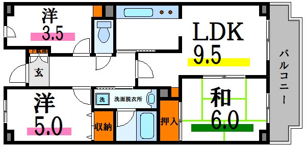 パークサイドＵＴ 間取り図