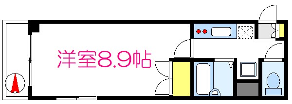 ドミール葛西 201号室 間取り