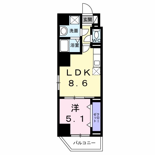 メゾン西浅草 間取り図