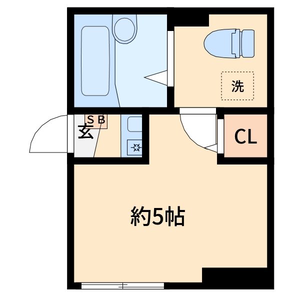 リバージュ千住大橋-203号室 203号室 間取り