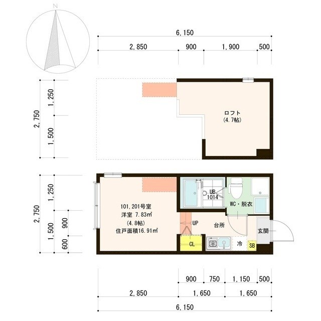 Maison Sourire 間取り