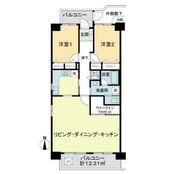 ファミリータウン東陽３号棟（Ｉ棟） 間取り