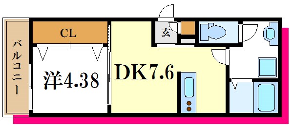カクタス瑞江 間取り図