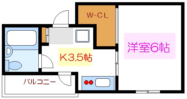 クレストコート小島 間取り