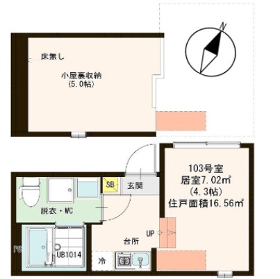 ヒロッズ篠崎  間取り図