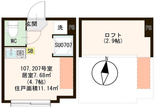 桜テラス荒川 間取り