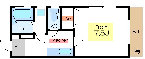 メゾンメグミ 間取り図