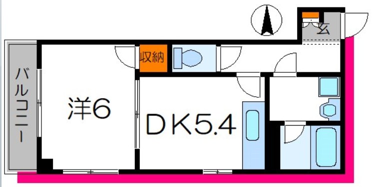 エストワールクロダ 間取り図