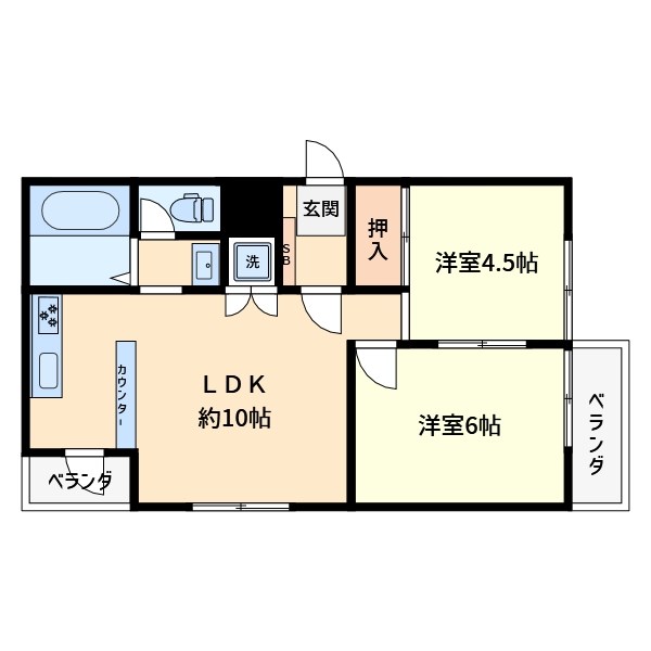 ボルゲーゼ 502号室 間取り