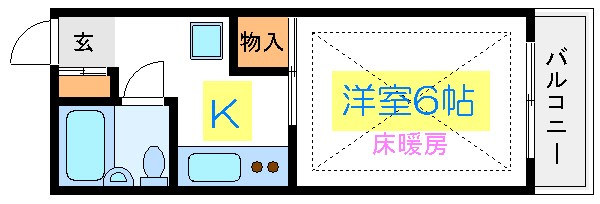 クレストコート小島 間取り