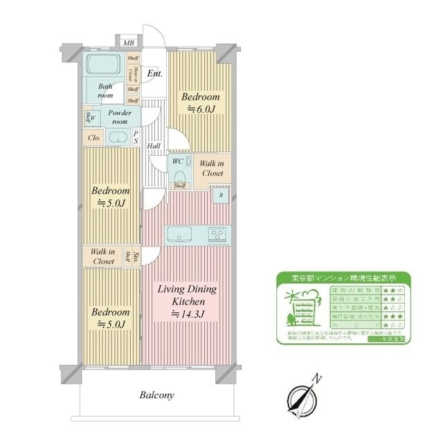 N-stage船堀 間取り