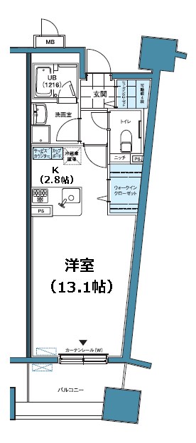 ロイヤルパークスシーサー南千住 間取り