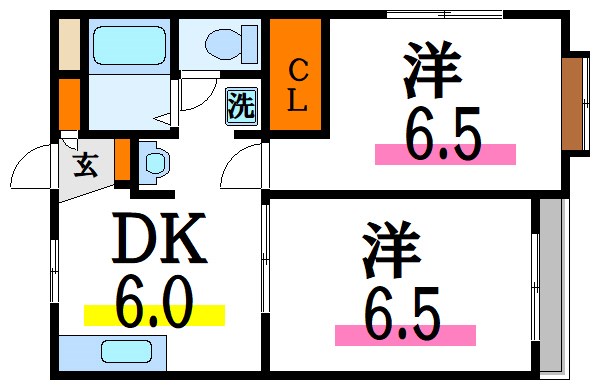 ガイアⅡ  間取り図