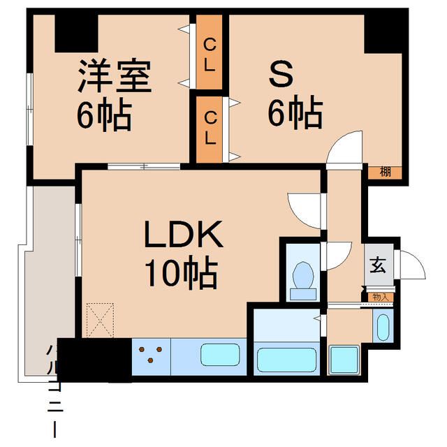 グランクオール西小岩 間取り図