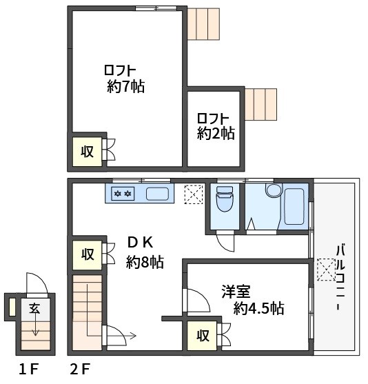 メゾンハギワラ 間取り図
