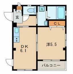 ＳＯＬＢＩＯＳ沖杉  間取り図