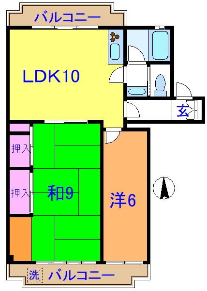 磯貝ビル 間取り図