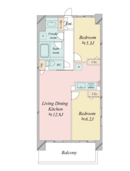 レジディア南千住 間取り図