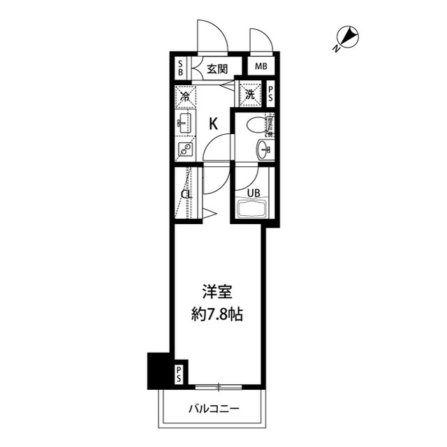 ルクレ日本橋馬喰町   間取り図