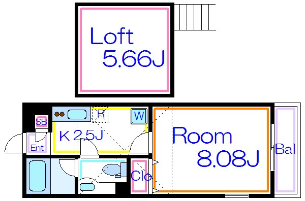 ジャルダン・ドゥ・フルール 間取り図