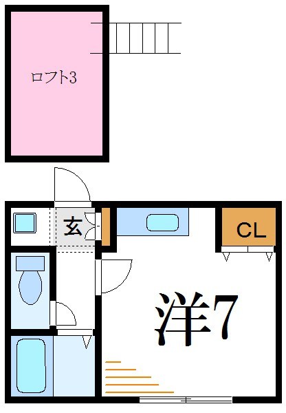 CASA・CREST 201号室 間取り