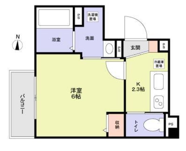 オルキス北千住  間取り