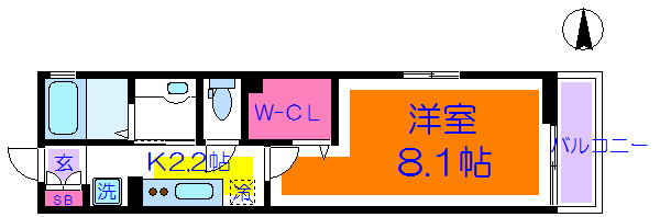 ソルテール六町 間取り