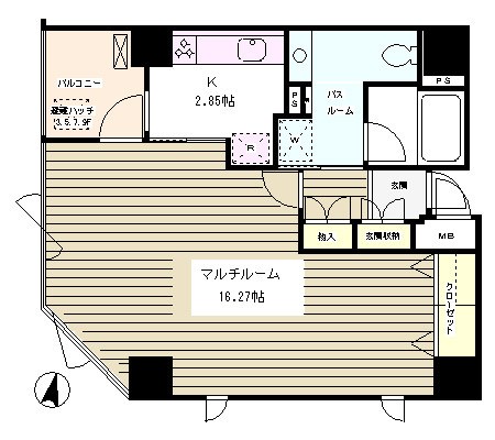 クレイドル日本橋  間取り図
