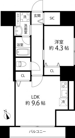 T's garden東陽町 間取り