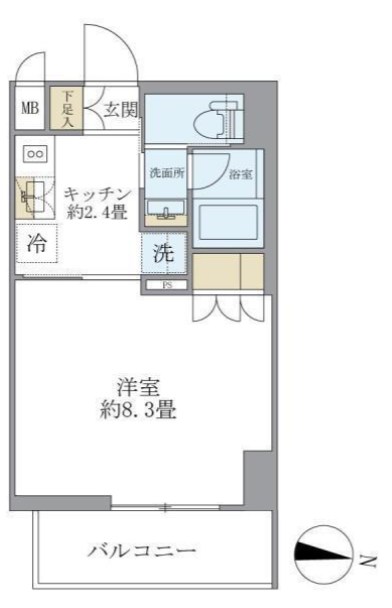 レクシード両国駅前  間取り