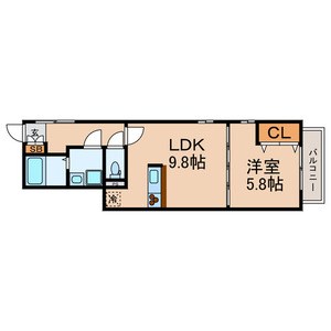 Amour　Umejima  間取り