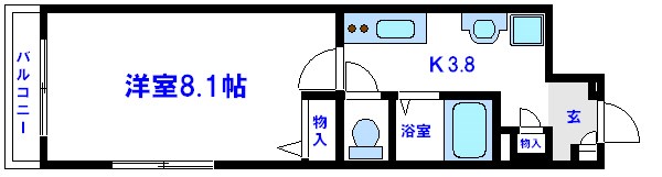 プライムメゾン日暮里 間取り図