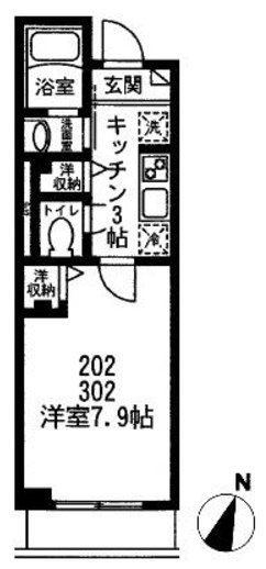セゾンドミール  間取り