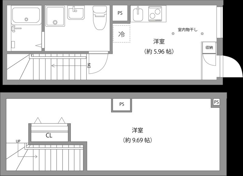 Monsoleil水天宮 間取り