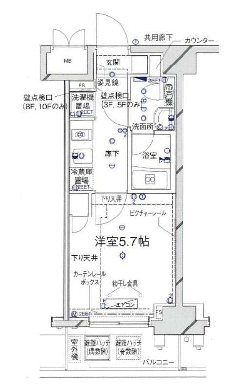 ライジングプレイス堀切 間取り