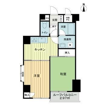ライオンズマンション両国南 間取り図