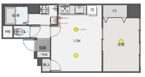 阪上ロイヤルハイツ第２  302号室 間取り
