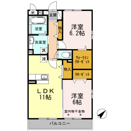 サンレーモ  間取り