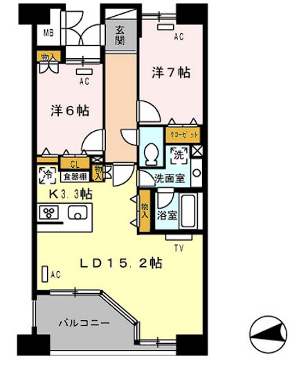ロイヤルパークス西新井 間取り