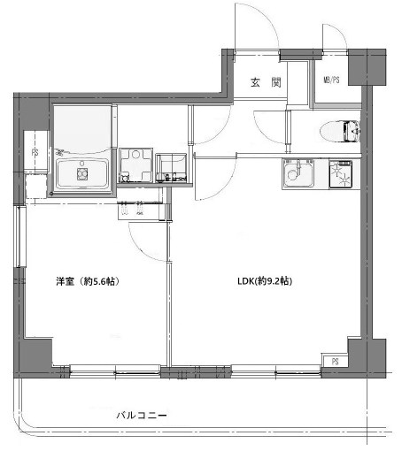 アルゴ元浅草 間取り図