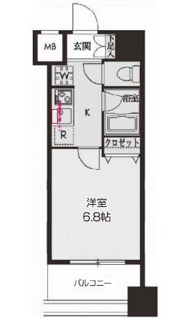 ドゥーエ新川  間取り図