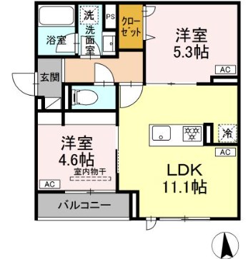 セレスティア荒川N 間取り