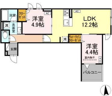 セレスティア荒川N 間取り